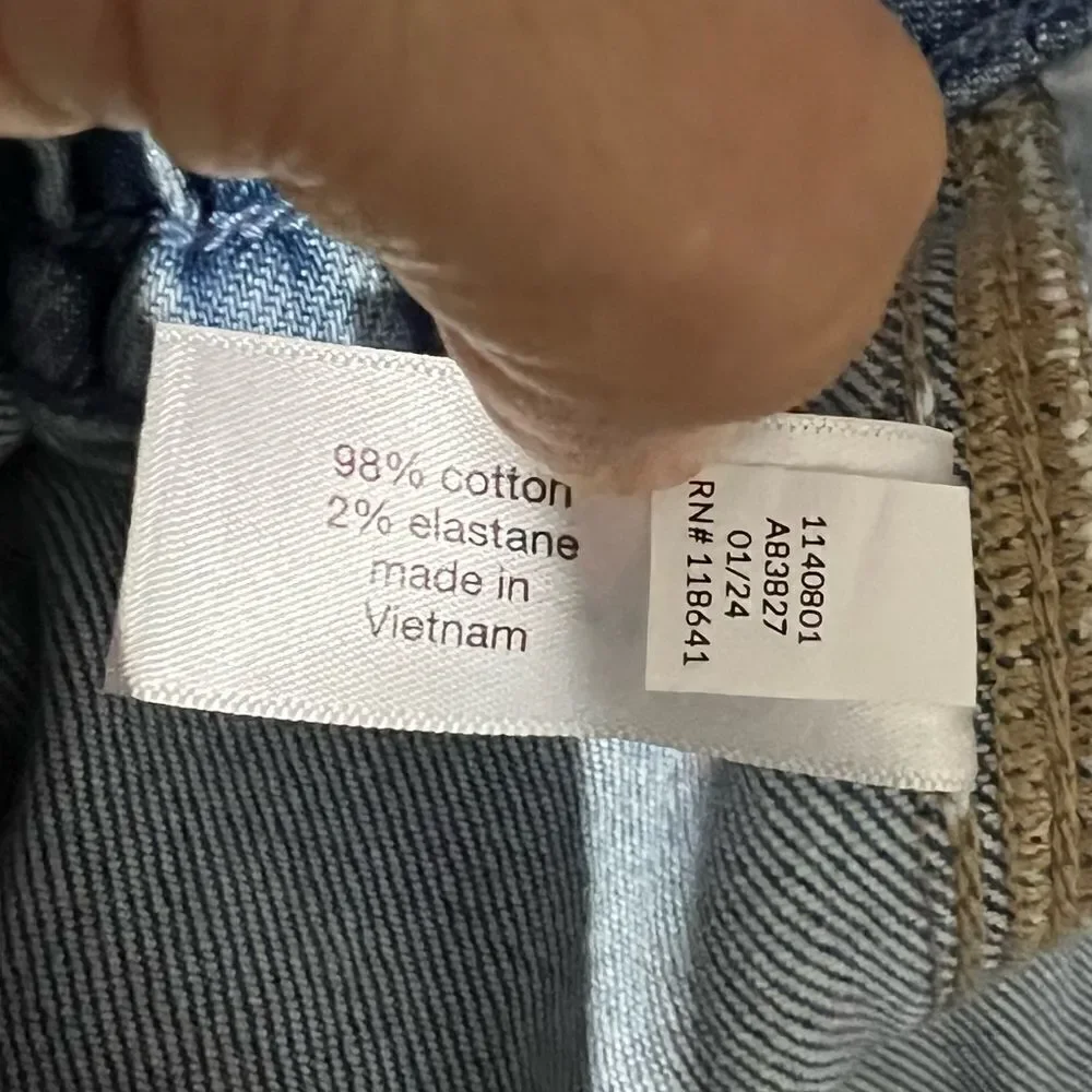 New! Lane Bryant Boyfriend Capri Mid-Rise Light Blue Women’s Plus Jeans Sz 16